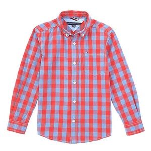 Boys Tommy Hilfiger button down shirt size M 12-14